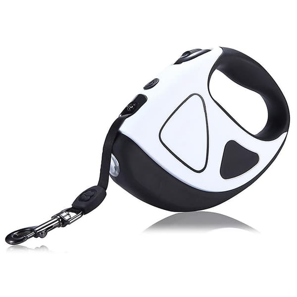 Mordely Retractable Dog Leash 5m With Led Flashlight For Small Medium Big Breed Dogs, Extendable Leash For Night Walks