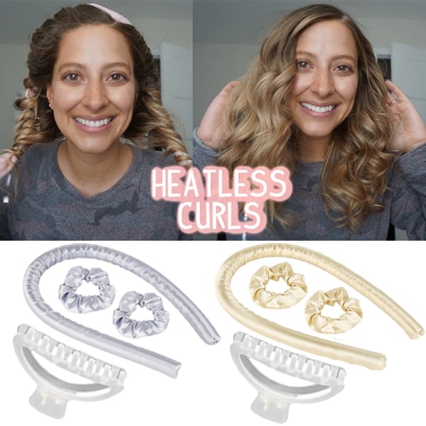 Mordely Heatless Curling Rod Pannband Lazy Curler Set 07
