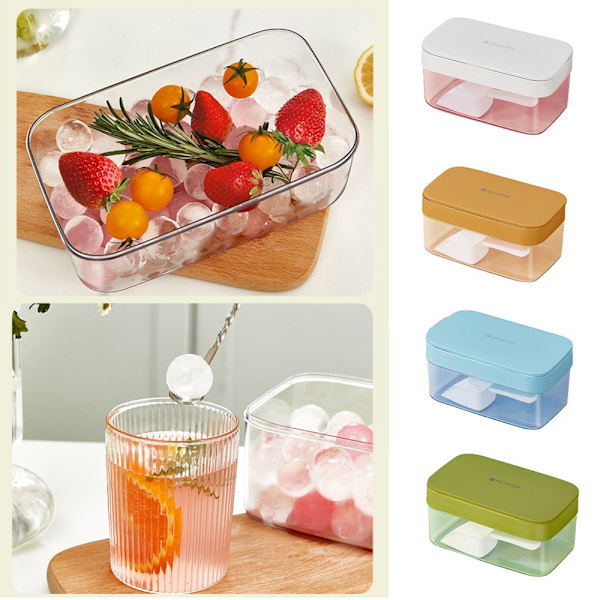 Mordely 22 Grids Ice Cube Förvaringsbehållare Ice Cube Maker blå blue