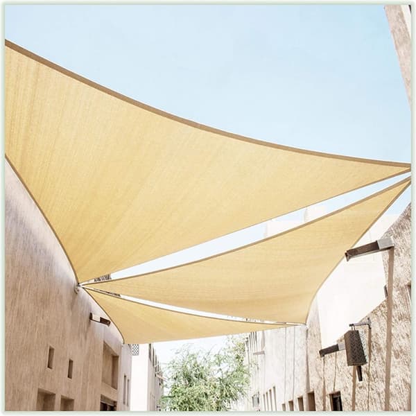 Mordely Sun Shade Net Sunblock Shade C loth Net BEIGE beige