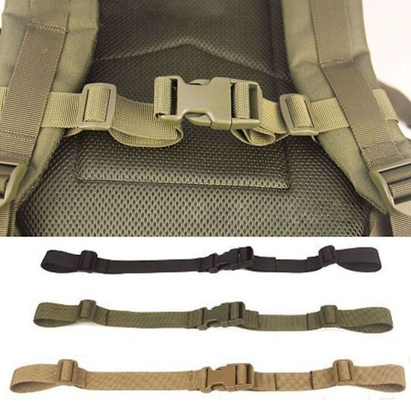 Ryggsäck Bröstrem Justerbar Ryggsäck ARMY GREEN Army Green