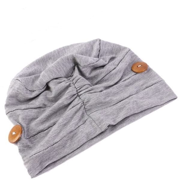 Mordely Dam Turban Chemo Hat SVART black