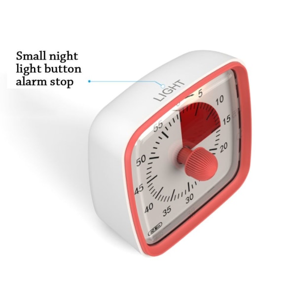 Mordely Visual Timer Klassrumstimer ROSA Pink