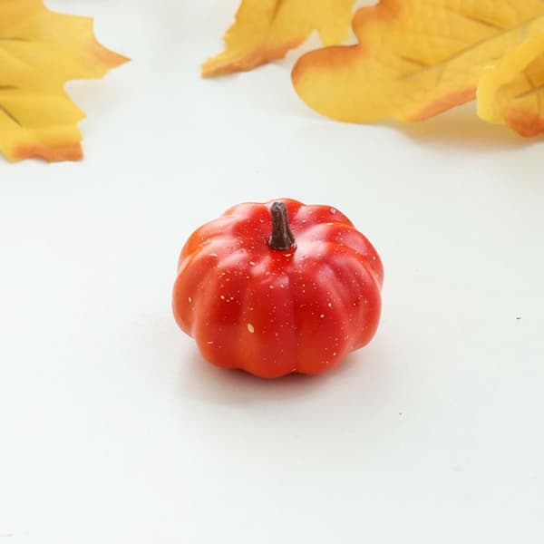 Mordely 6 st Halloween konstgjorda pumpa simuleringsrekvisita 1