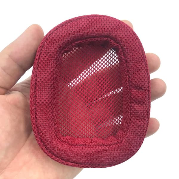 Mordely 1 par Ersättnings-öronkudde för Logitech Red Net Cloth-Net Cloth