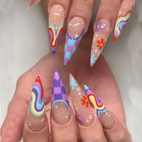 Mordely Mandel Fake Nails False Nail SN050