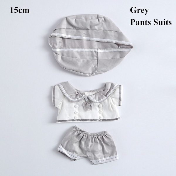 Mordely Dockkläder Dockklänningar GRÅ 15CMPANTS DRÄKT BYXA DRÄKT Grey 15cmPants Suits-Pants Suits