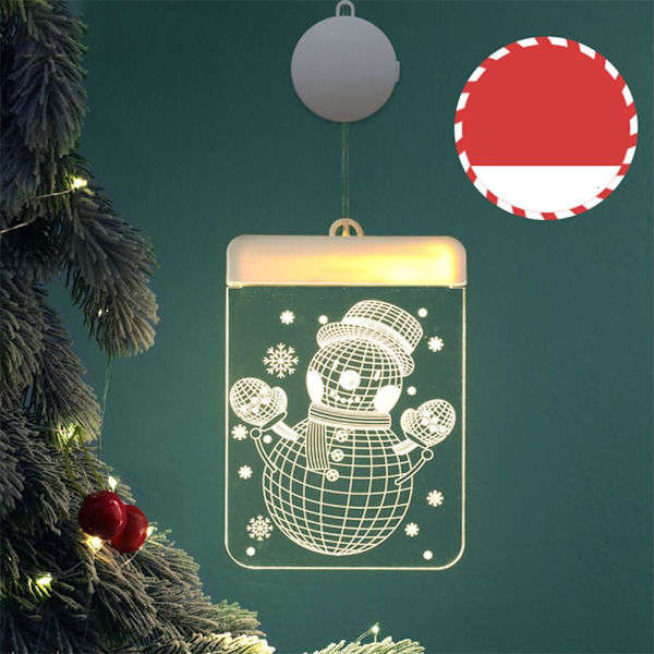 Mordely Christmas Lights String Fairy Lamp SNOWMAN Snowman
