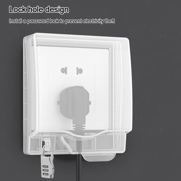 Mordely 1st Switch Skyddskåpa Cover Vattentät Box transparent