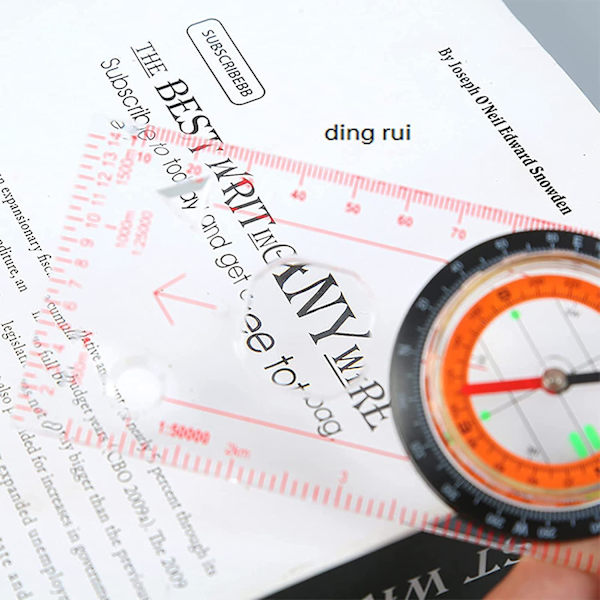 2023 Lightweight Multi-function Compass For Outdoor Use For Hiking, Camping, Field Navigation