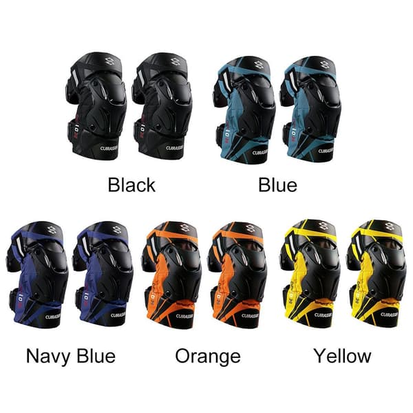 2st Motorcykel Knäskydd Benskydd MARINBLÅ Navy Blue