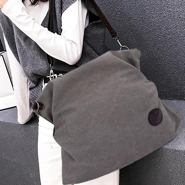 Mordely Messenger-väska i canvas för kvinnor Cross-body-väska, fritidsmode gray