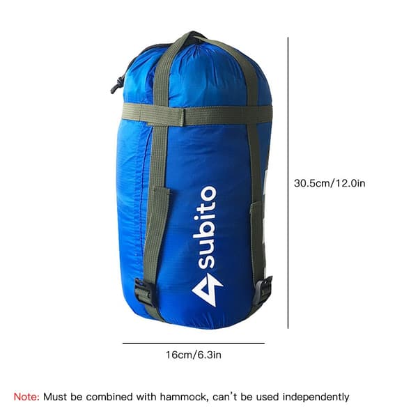 Mordely Camping Hängmatta Underquilt Bärbar Sovsäck Hängmatta sky blue