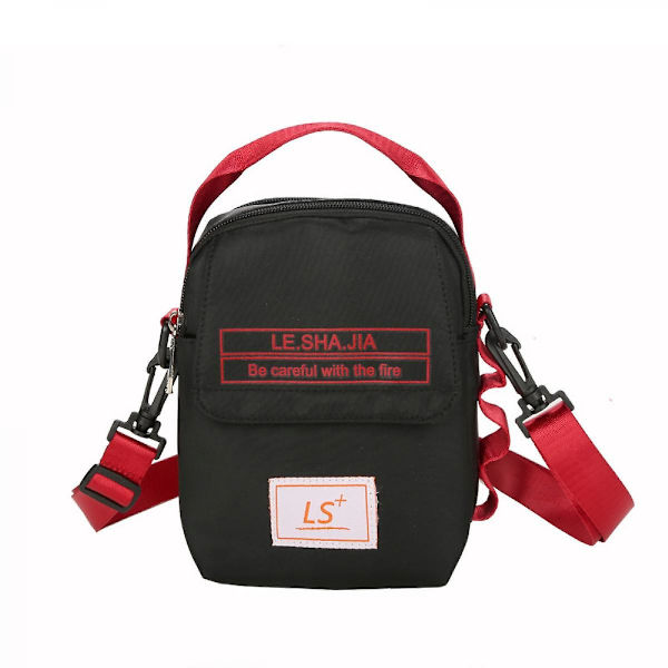 2023 Ladies Small Messenger Bag Vintage Shoulder Bag Square Wallet Letter Messenger Bag A916-855 Black