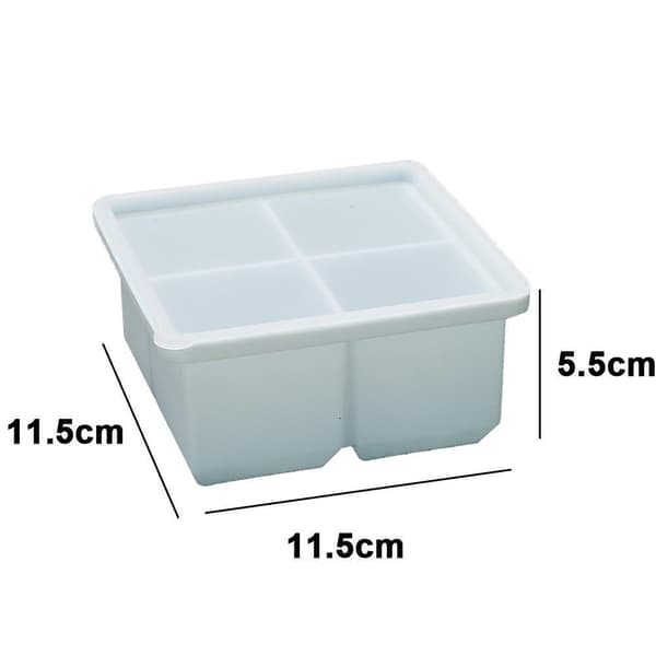 Extra Large Ice Cube Silicone Trayswhiskey Ice Keep Summer Drinks Cold - Freeze Food
