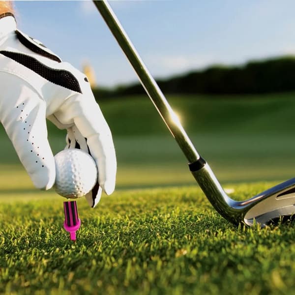 Mordely 12 st Golf Tees Borste Unbreakable Tee 62MMRED RÖD 62mmRed