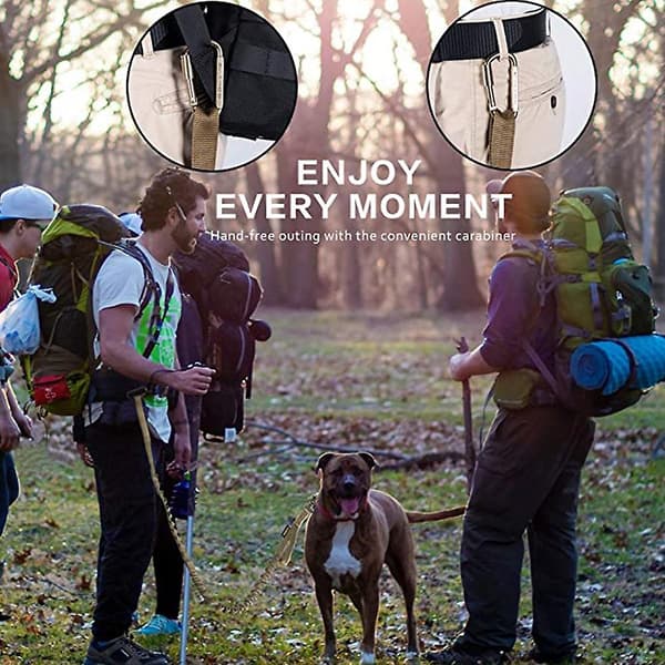 Mordely Tactical Military Dog Leash, Quick Release Elastic Leads Rope