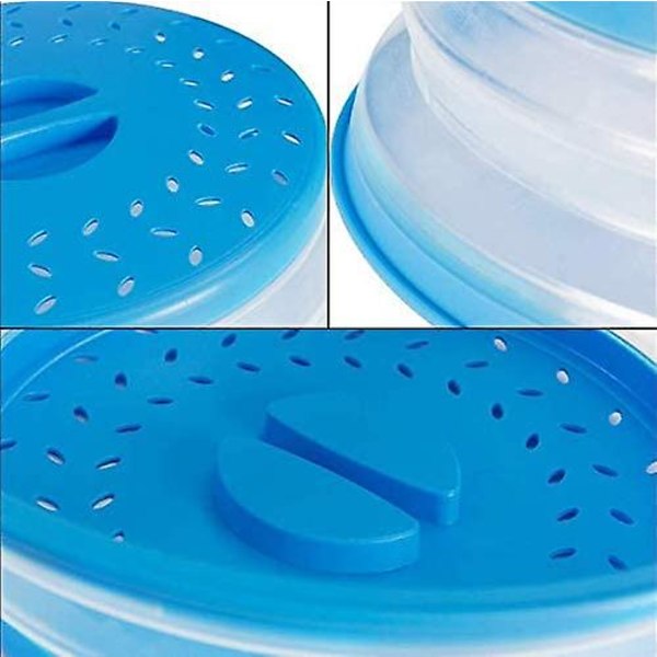 Mordely Microwave Cover, Foldable Microwave Plate Cover, Microwave Splash Guard Compatible With Heating And Splash Protection