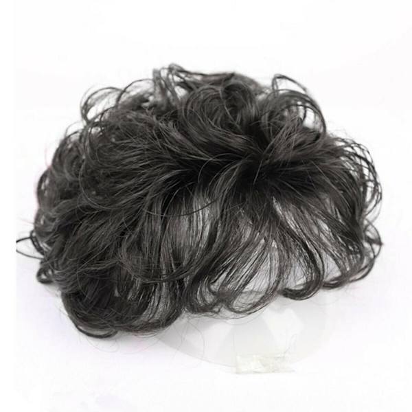 Mordely Curly Clip-On Hair Topper Hair Extension SVART black