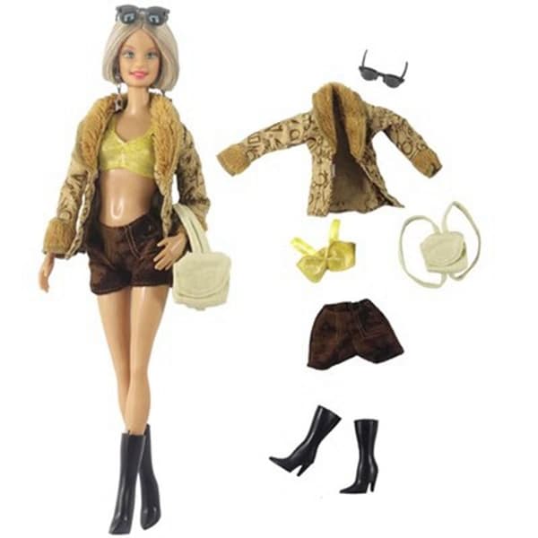 Mordely 11,5" Doll Coat Doll Princess Clothes 8