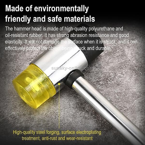 2023 30mm Mini Ball Hammer With Steel Handle