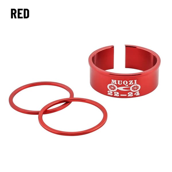 Mordely 1set Bottenfäste Adapter Konverteringsbricka RÖD Red