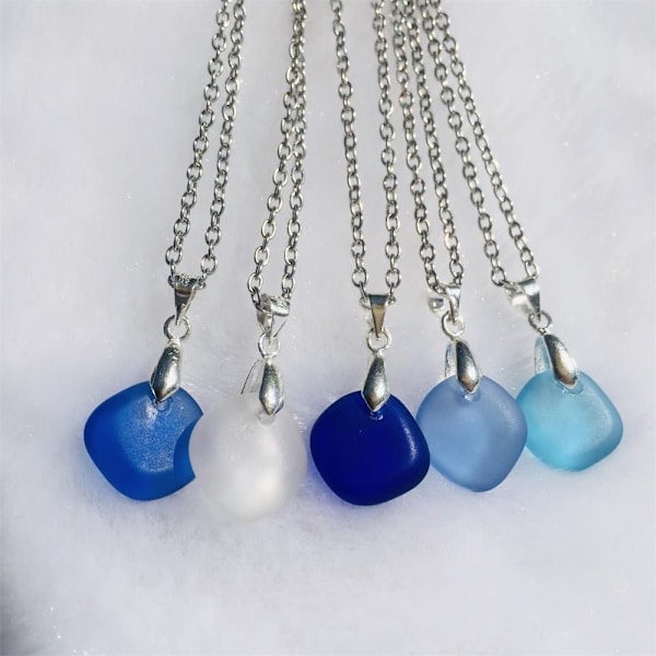 Sea Glass Halsband Kedja Halsband GULD 1 GULD 1 Gold 1