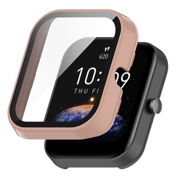 Mordely Skjermbeskyttelsesdeksel til Amazfit Bip 3 Bip3 Pro HVIT white