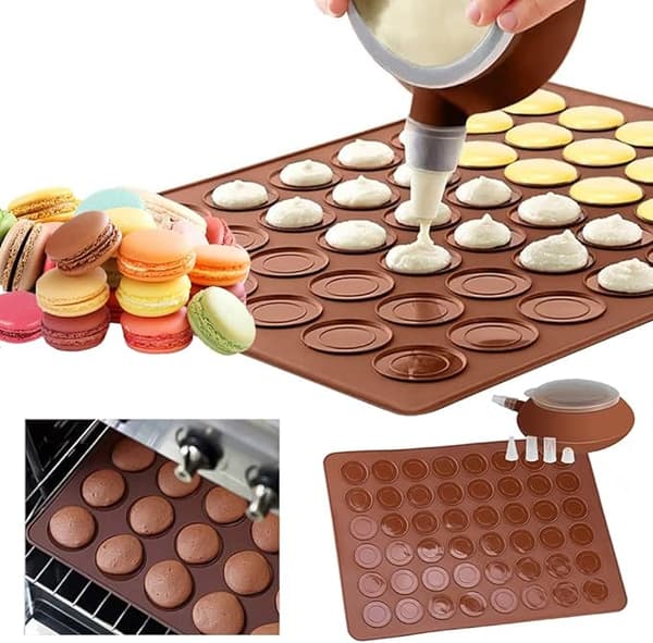 Macaron Silikon Mould Set