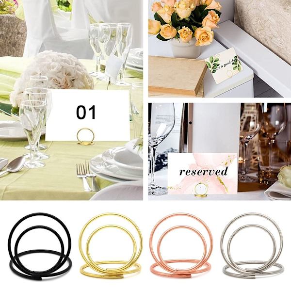 Mordely Bordsnummer Hållare Platskort ROSE GULD rose gold