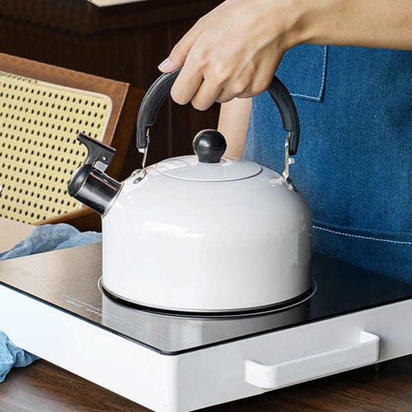 Mordely 3L Visslande Vattenkokare Gas Vattenkokare VIT White