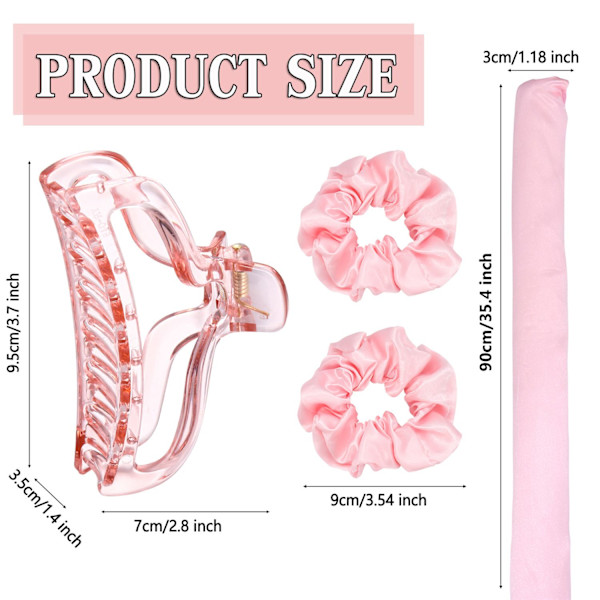 Mordely Heatless Curl Ribbon Pannband Lazy Curler #2