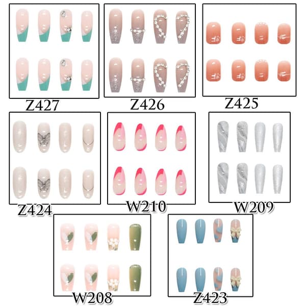 Mordely 24 st False Nail Full Cover