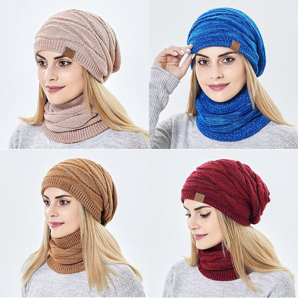 Mössor Scarf Set Häck Kepsar GRÅ grey