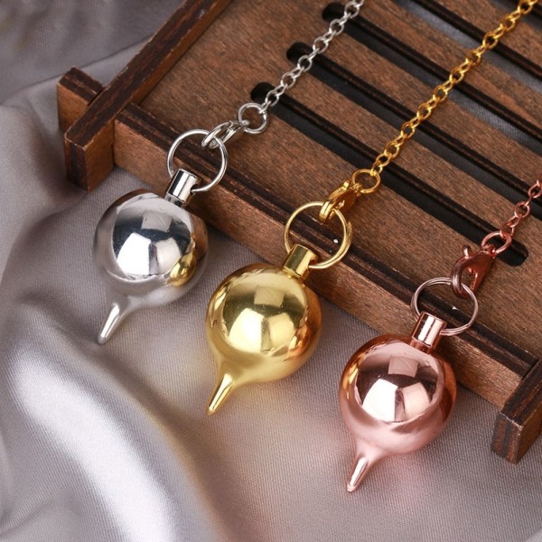 Mordely Reiki Pendelhänge Metall rund kon Reiki ROSE GULD Rose Gold