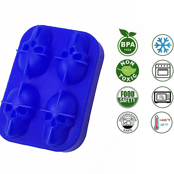 Mordely Ice Trays, Reusable Ice Trays - Stackable Ice Trays For Whisky Cocktail Freezer