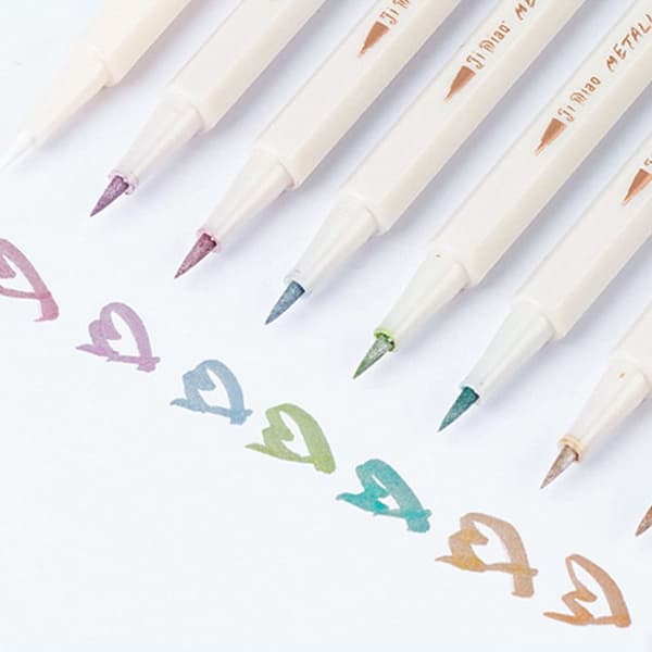 Mordely Marker Pen Metallic Pen SOFT TIP-30 FÄRGER