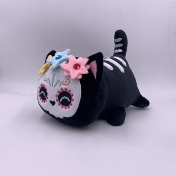 Meemeows Food Aphmau Cat Doll Fylld Toy Plysch Dolls Munk 25cm Skull