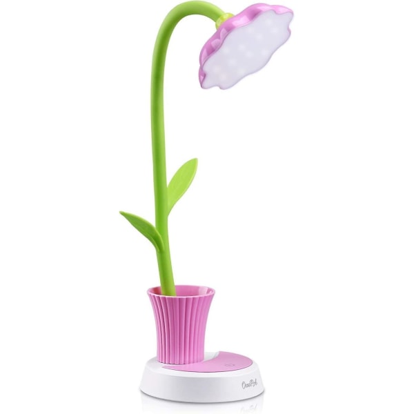 2023 Touch Sensor Dimmable Bedside Lamp For Kids Girl's Usb Rechargeable Desk Lamp Pink