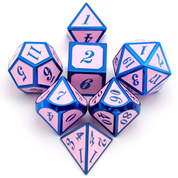 Mordely 7st DND Metal Dice Set Game Dice