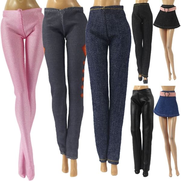 11,5" Doll Pants Mode Jeans Byxor 2