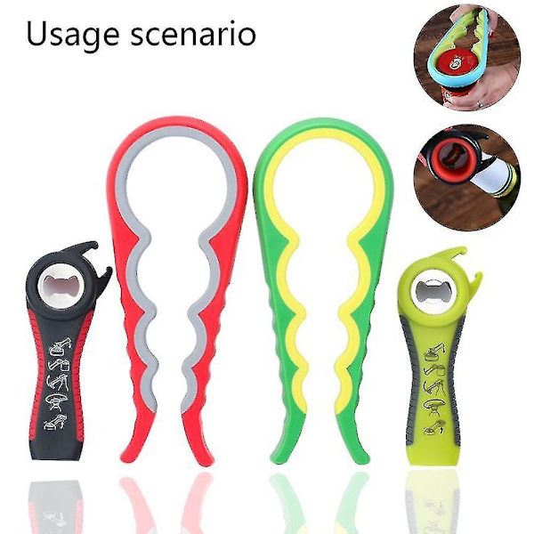 2023 Bottle Opener,5 In 1 Multi Function Can Opener-kitchen Tools