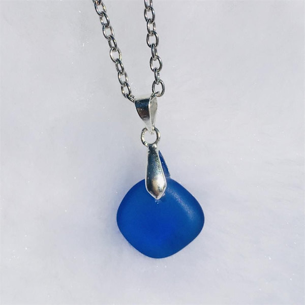 Sea Glass Halsband Kedja Halsband SILVER 3 SILVER 3 Silver 3