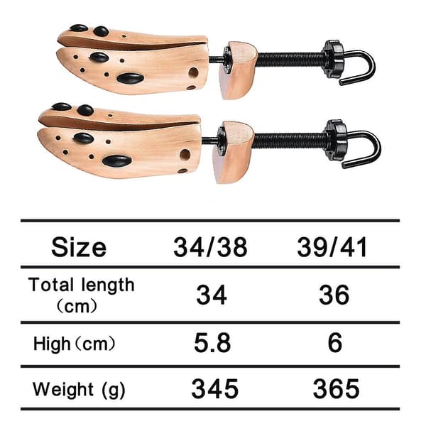Mordely 1 par massivträ Lotus Shoe Support Shoe Expander Spring