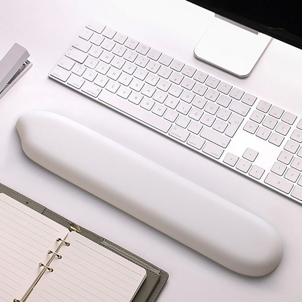 Handledsstöd Musmatta Tangentbordsdyna TANGENTBORD PAD-VITT TANGENTBORD Keyboard Pad-White