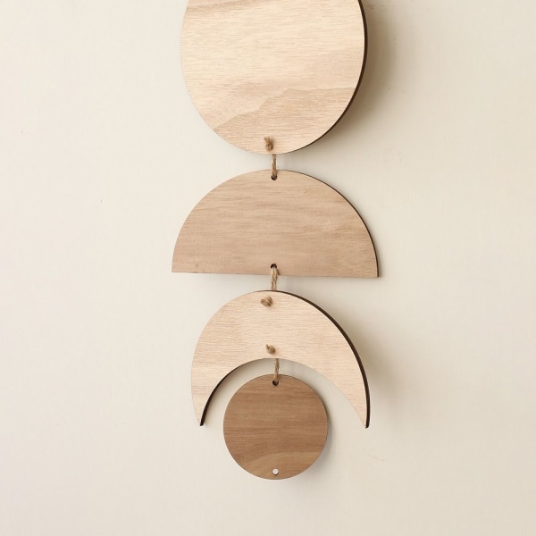 Mordely Moon Phase Garland Väggdekor 03