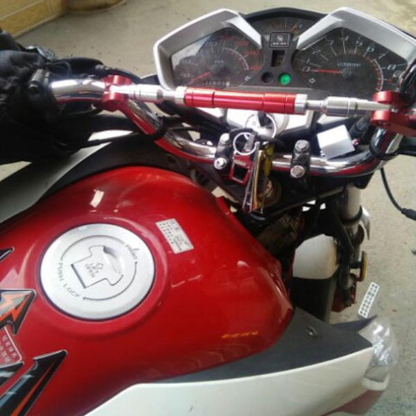 Motorcykelstyre Balanseringsspakar SILVER Silver
