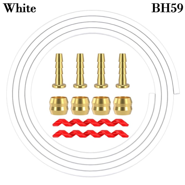 Mordely Bromsslangkabel Skivbromsslang VIT BH59 BH59 White BH59-BH59