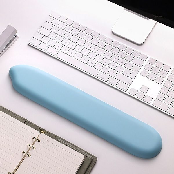 Handledsstöd Musmatta Tangentbordsdyna TANGENTBORD BLÅTT TANGENTBORD Keyboard Pad-Blue