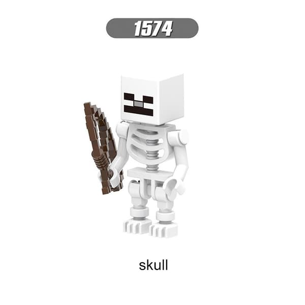 Mordely Minecraf minifigurer byggstenar Minecraf actionfigur